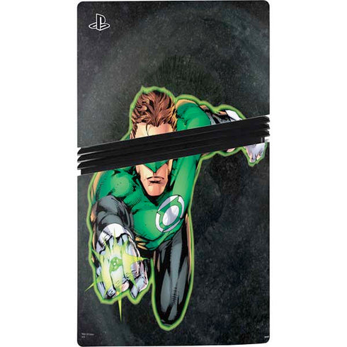 DC Comics Green Lantern Portrait Art by Jim Lee PS5 Pro Console Skin